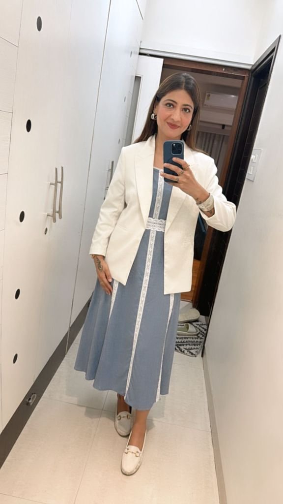 White blazer editorial